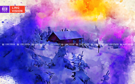 雪中美景