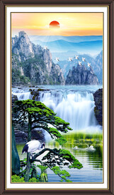 玄关山水画