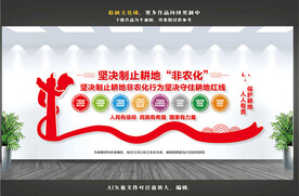 坚决制止耕地非农化行为