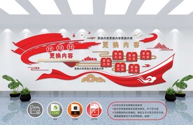 红色文化墙 