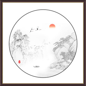 新中式山水画