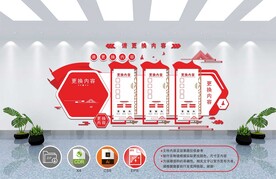 红色文化墙 