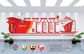 红色文化墙 