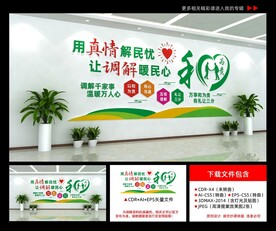 人民调解文化墙