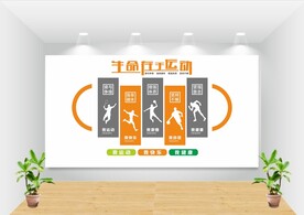 健身房文化墙