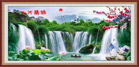 客厅山水画
