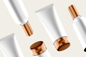 化妆品瓶样机不同风格瓶装