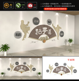 跆拳道文化墙