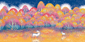 晶瓷画 动物森林