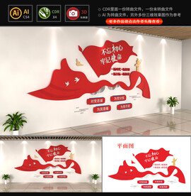 不忘初心牢记使命文化墙