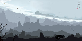 意境山水画