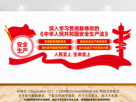 新安全生产法宣传文化墙