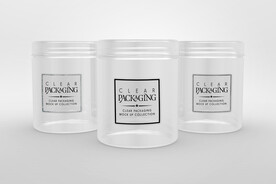 透明容器包装盒包装袋塑料桶样机