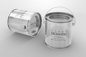 透明容器包装盒包装袋塑料桶样机