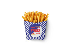 薯条杯包装模型样机PSD模板