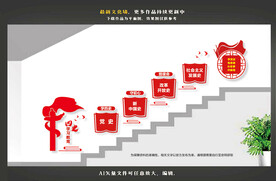 楼道四史文化墙