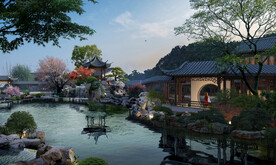 假山园林古建