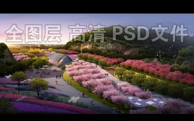 黄昏花海