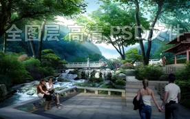 山间溪水