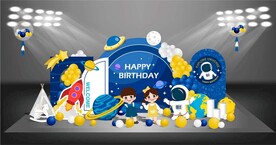 航天员主题生日布置