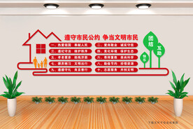 市民公约文化墙
