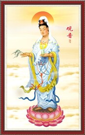坐莲观音