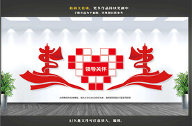 领导关怀文化墙