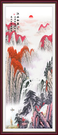 玄关山水画 
