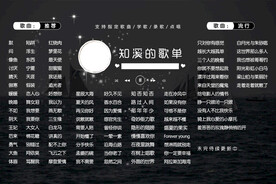 横版歌单设计