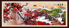 国画梅花