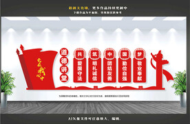 道德讲堂文化墙