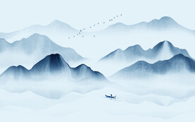 新中式山水画