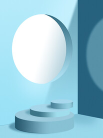 电商空间展台背景图