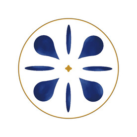 青花图案手绘