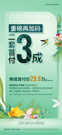 暖春购房节海报