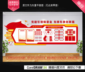 社区党务公开基层治理文化墙