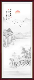 水墨山水画