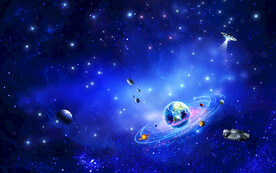  蓝色星空