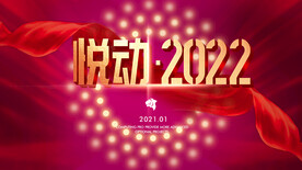  2022年会 红色年会背景