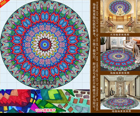 摩洛哥风拼花装饰图案设计