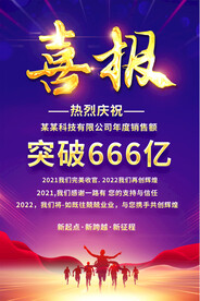 公司企业销售喜报