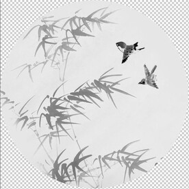 竹子鸟圆 