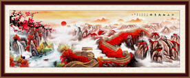 长城油画