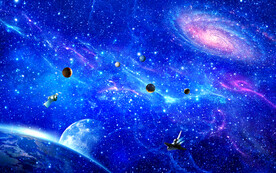 蓝色星空软膜天花