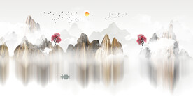 新中式山水画