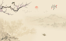 花鸟背景墙