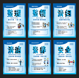 企业6s管理标准展板