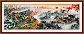 长城油画
