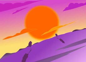 唯美夕阳