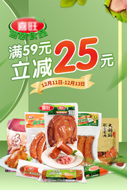 超市肉食海报